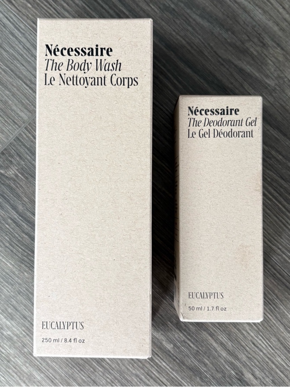Necessaire Eucalyptus Body Wash & Deodorant Gel Set